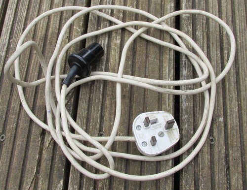 Vintage netzkabel und - und, stecker